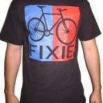 Fixie Bike T-shirt Fixed Gear Bicycle