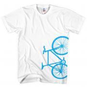 Fixie Bike T-Shirt Fixed Gear Bicycle Free Ship 