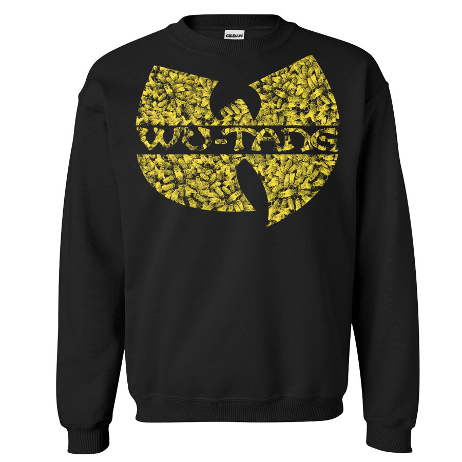 Wu Tang Killa Bees Crew Neck Pullover Sweat Shirt. Pick Your Size